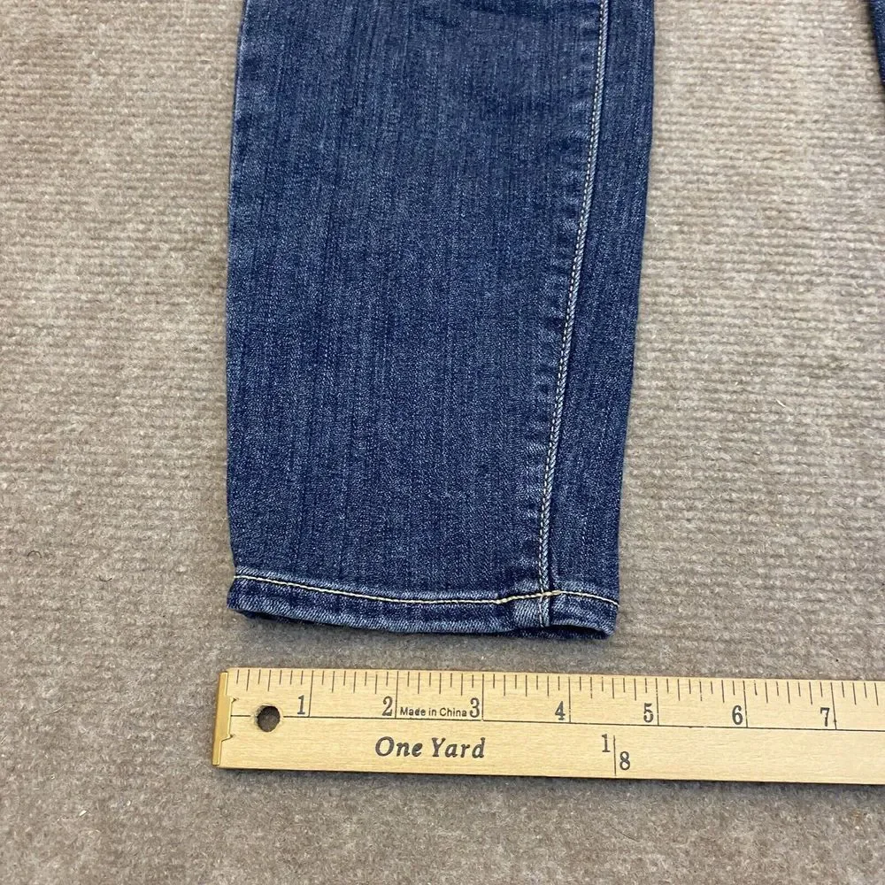 Paige Jeans Womens 26 Verdugo Crop Skinny Stretch Blue Denim Pants‎